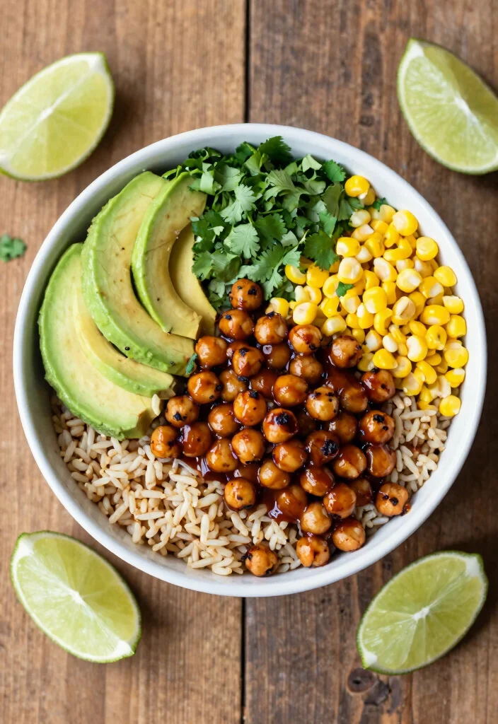 12 Dinner Bowl Recipes for Easy All in One Meals 34 12 Dinner Bowl Recipes for Easy All in One Meals - 4. BBQ Chickpea Power Bowl 1