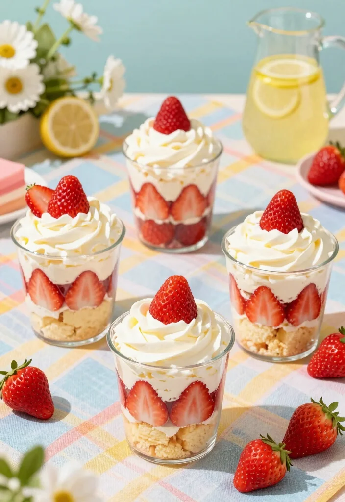 12 Easy Dessert Recipes for Quick Sweet Cravings 12 12 Easy Dessert Recipes for Quick Sweet Cravings 2. Strawberry Shortcake Cups 0
