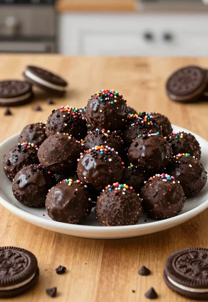 12 Easy Dessert Recipes for Quick Sweet Cravings 78 12 Easy Dessert Recipes for Quick Sweet Cravings 8. No Bake Oreo Truffles 0