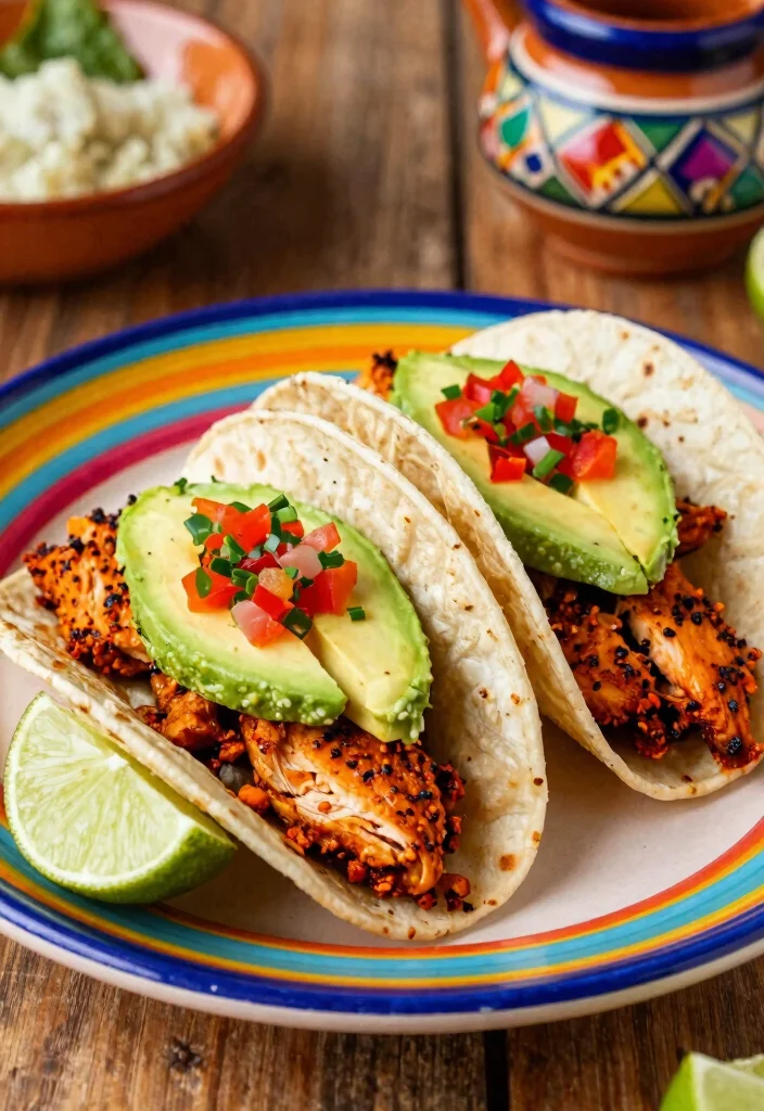 12 Easy Mexican Dinner Recipes with Bold Fresh Flavor 1. Spicy Chicken Tacos 0