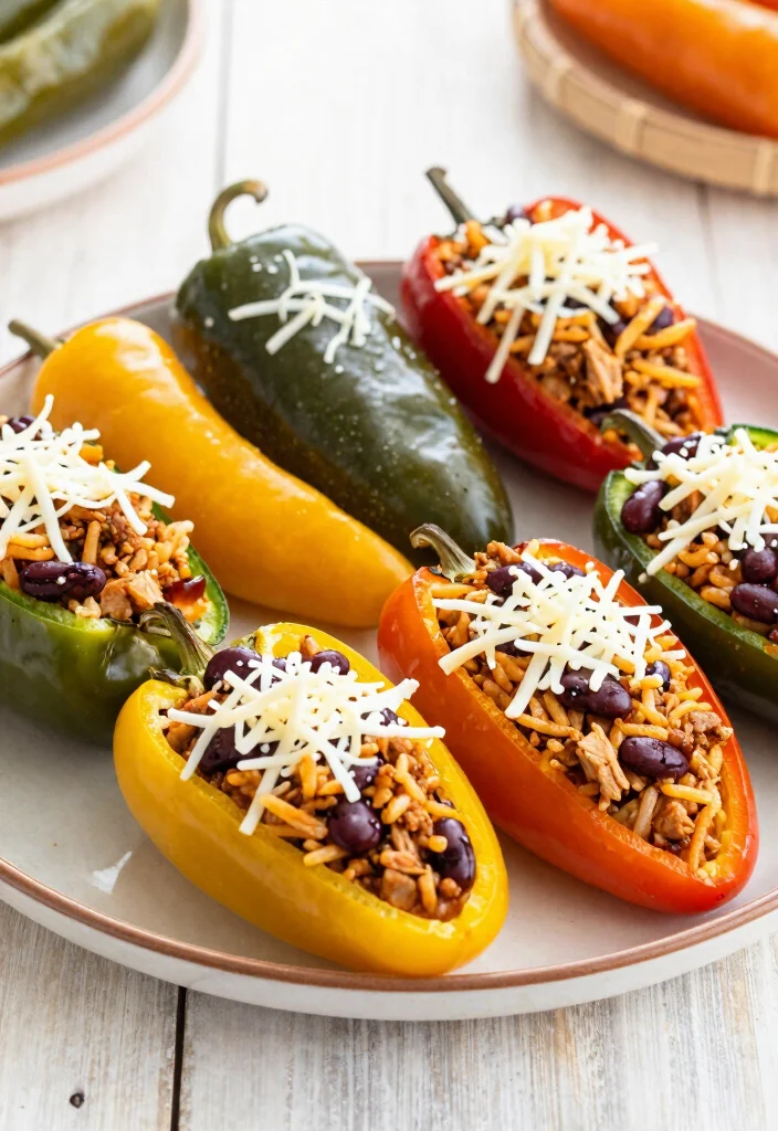 12 Easy Mexican Dinner Recipes with Bold Fresh Flavor 10. Mexican Stuffed Peppers 0