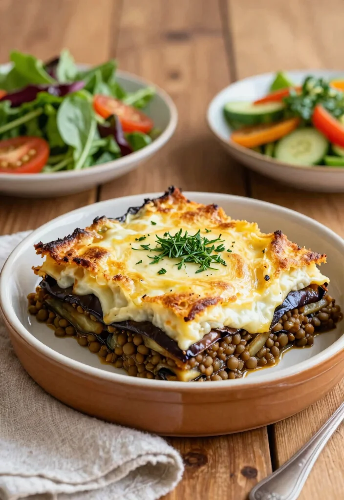 12 Greek Vegan Recipes with Fresh Mediterranean Flavor 1. Classic Vegan Moussaka 0