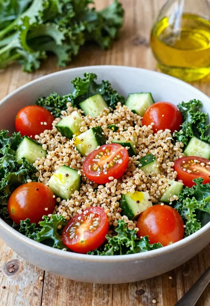 12 Greek Vegan Recipes with Fresh Mediterranean Flavor 6. Lemon Garlic Quinoa Salad 0