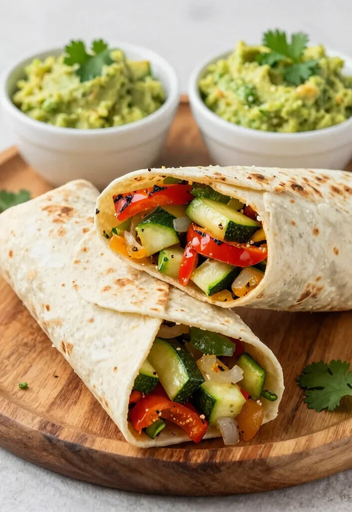12 Healthy Burrito Recipes for Balanced Flavorful Meals 10. Vegetable Fajita Burrito 0