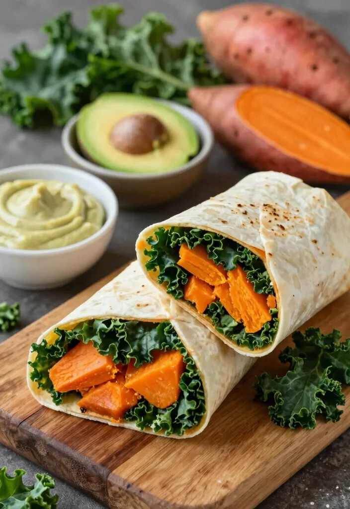 12 Healthy Burrito Recipes for Balanced Flavorful Meals 2. Sweet Potato Kale Burrito 0