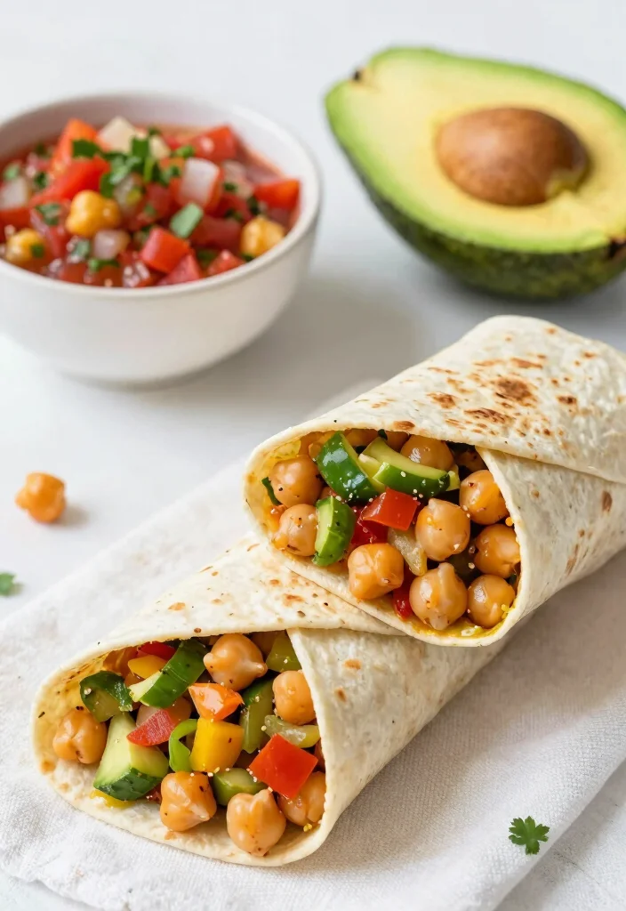 12 Healthy Burrito Recipes for Balanced Flavorful Meals 3. Spicy Chickpea Burrito 0
