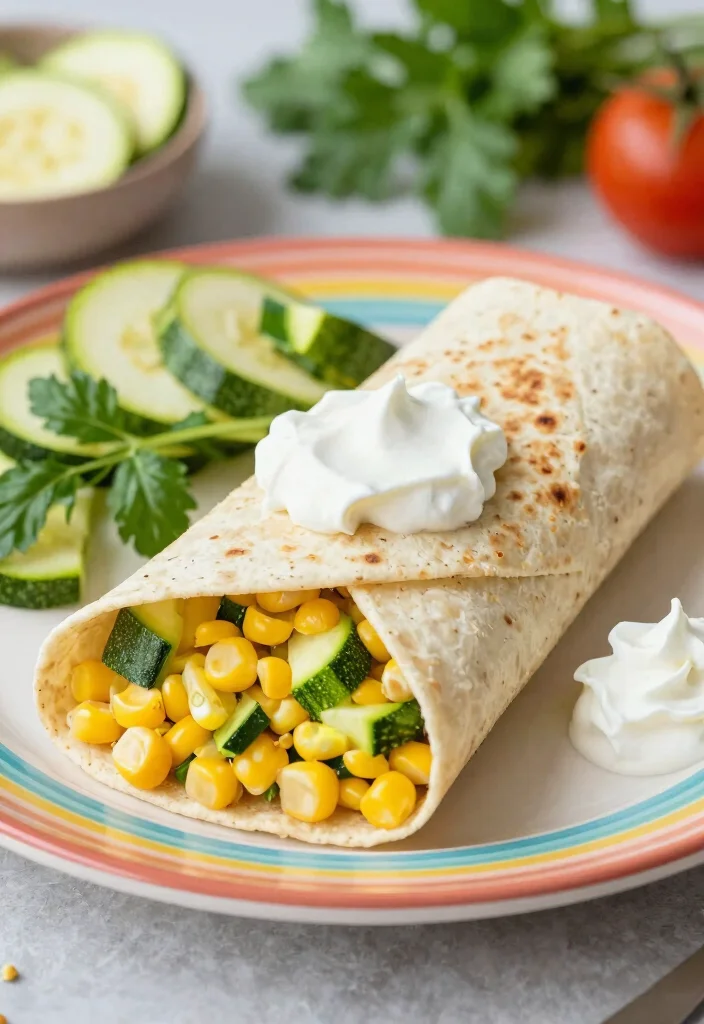12 Healthy Burrito Recipes for Balanced Flavorful Meals 5. Zucchini Corn Burrito 0