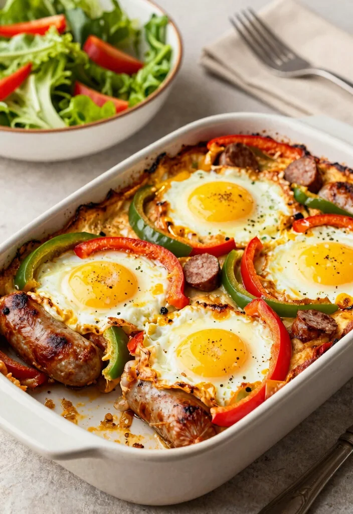 12 Healthy Egg Casserole Recipes for Protein Packed Mornings 5. Italian Sausage and Pepper Egg Casserole 0