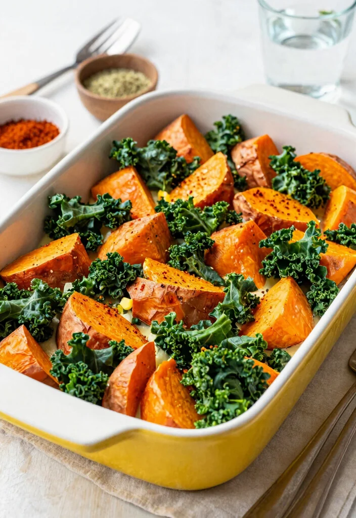 12 Healthy Egg Casserole Recipes for Protein Packed Mornings 7. Sweet Potato and Kale Egg Casserole 0