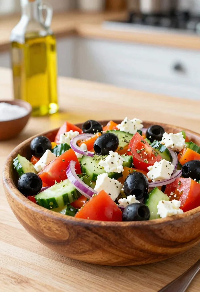 12 Healthy Greek Recipes with Light Mediterranean Taste 1. Classic Greek Salad 0