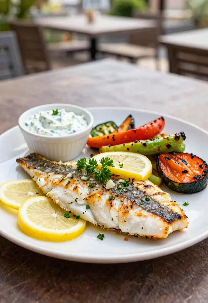 12 Healthy Greek Recipes with Light Mediterranean Taste 8. Lemon and Herb Grilled Fish 0