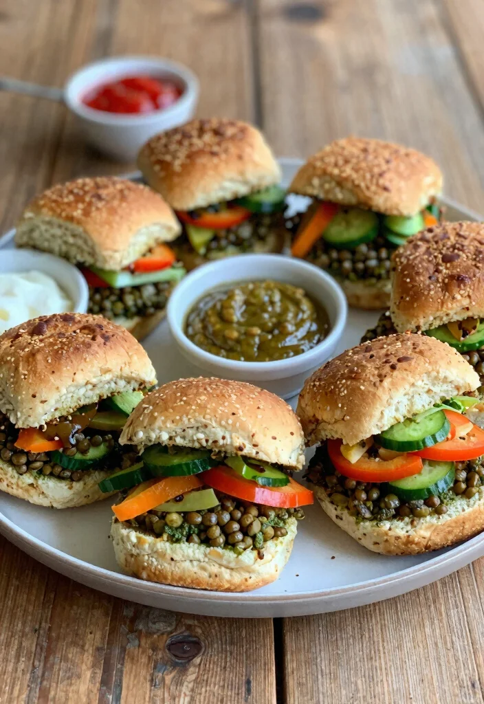 12 Healthy Pesto Dinner Recipes with Fresh Bold Flavor 100 12 Healthy Pesto Dinner Recipes with Fresh Bold Flavor 10. Pesto Lentil Sliders 0