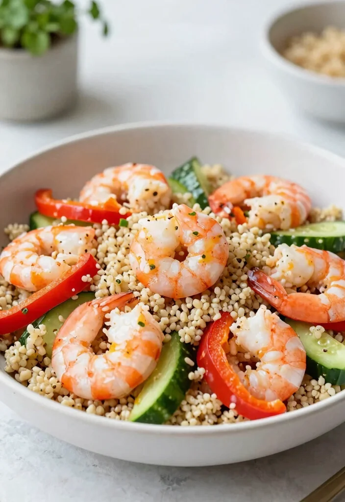 12 Healthy Prawn Recipes for Light Protein Rich Dishes 34 12 Healthy Prawn Recipes for Light Protein Rich Dishes 4. Prawn and Quinoa Salad 0