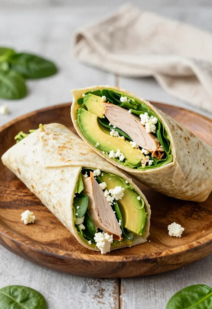 12 Healthy Wrap Recipes for Quick Balanced Meals 1. Avocado and Turkey Wrap 0