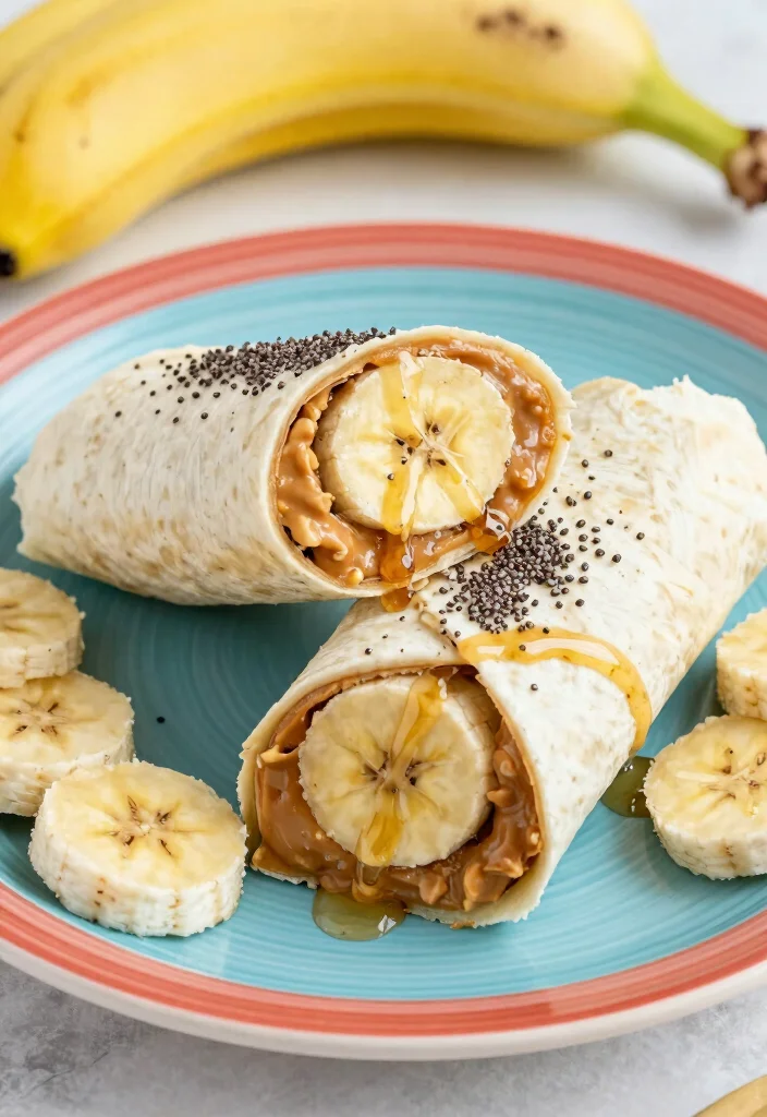 12 Healthy Wrap Recipes for Quick Balanced Meals 10. Peanut Butter Banana Wrap 0