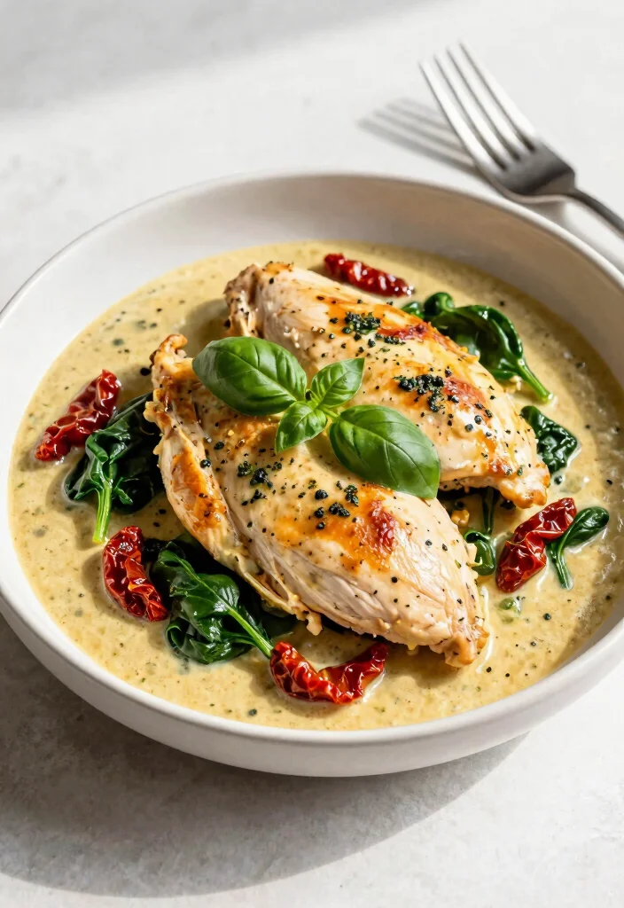 12 Keto Meat Recipes for Filling Low Carb Dinners 56 12 Keto Meat Recipes for Filling Low Carb Dinners 6. Creamy Tuscan Garlic Chicken 0