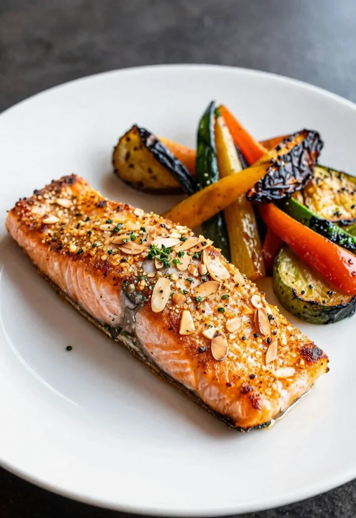 12 Keto Paleo Recipes for Clean Low Carb Eating - 4. Almond Crusted Salmon 1