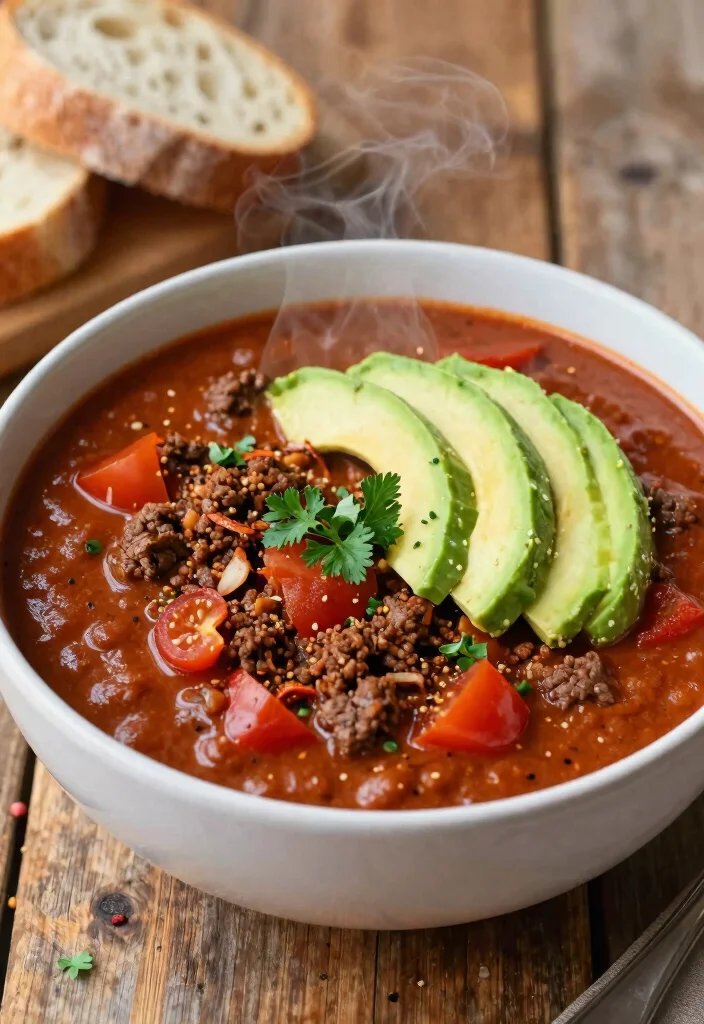 12 Keto Paleo Recipes for Clean Low Carb Eating - 8. Keto Chili 1