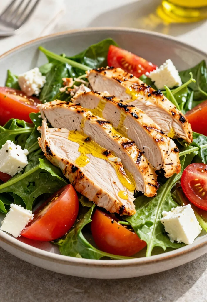 12 Keto Paleo Recipes for Clean Low Carb Eating - 9. Greek Salad with Grilled Chicken 1