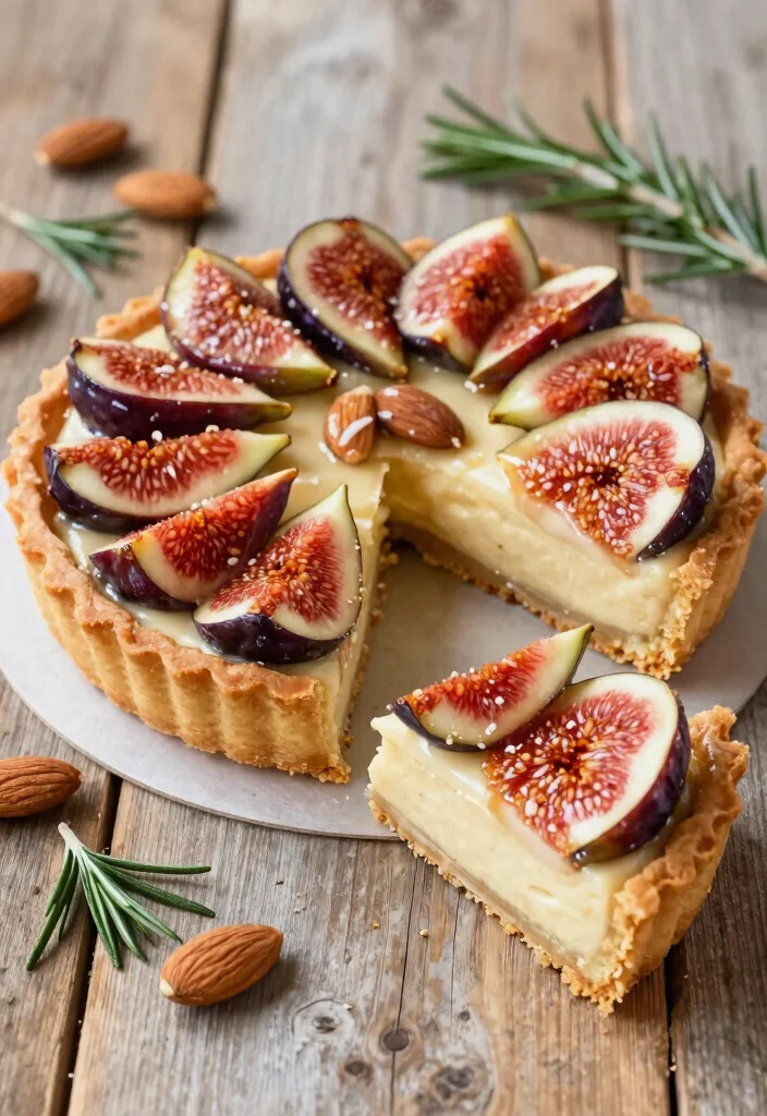 12 Mediterranean Dessert Recipes with Light Elegant Flavors 2. Fig and Almond Tart 0
