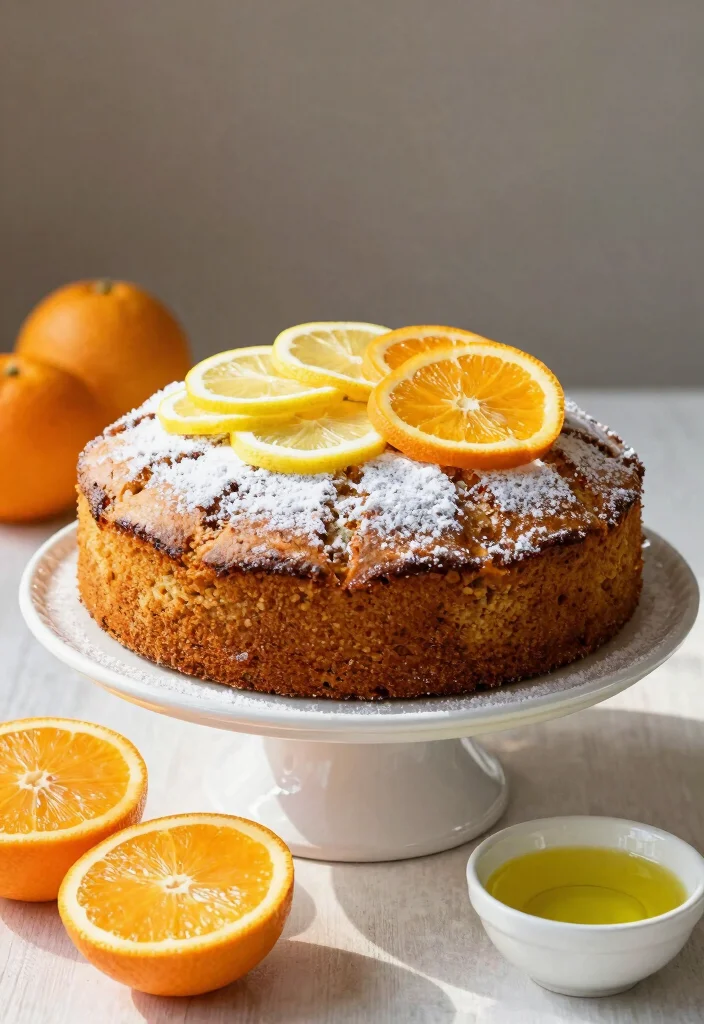 12 Mediterranean Dessert Recipes with Light Elegant Flavors 3. Citrus Olive Oil Cake 0