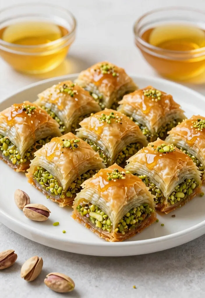 12 Mediterranean Dessert Recipes with Light Elegant Flavors 4. Pistachio Baklava Rolls 0