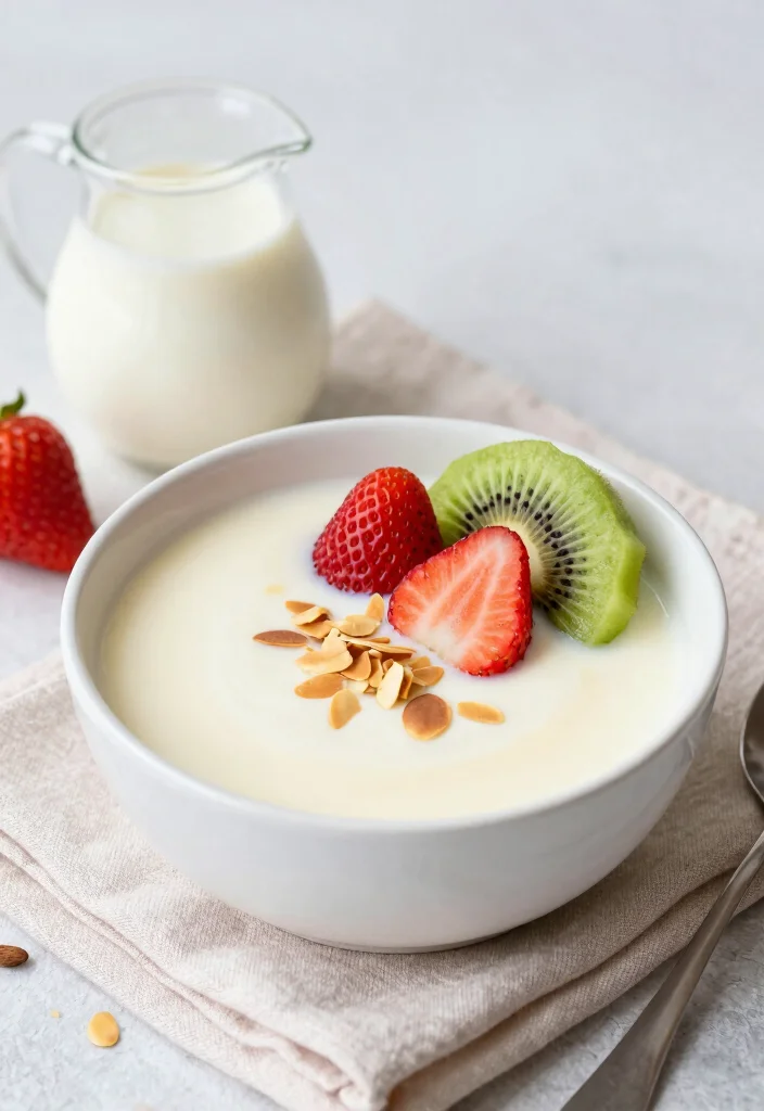 12 Mediterranean Dessert Recipes with Light Elegant Flavors 7. Chilled Almond Milk Pudding 0