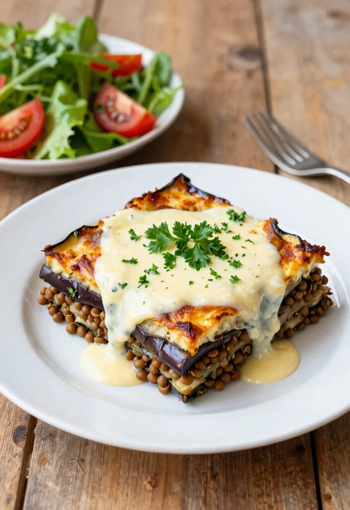 12 Mediterranean Vegan Recipes for Clean Plant Based Eating 8. Vegan Moussaka 0