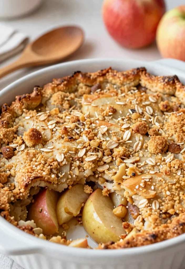 12 Sourdough Dinner Recipes for Rustic Comfort Meals 122 12 Sourdough Dinner Recipes for Rustic Comfort Meals - 12. Sourdough Apple Crisp 1