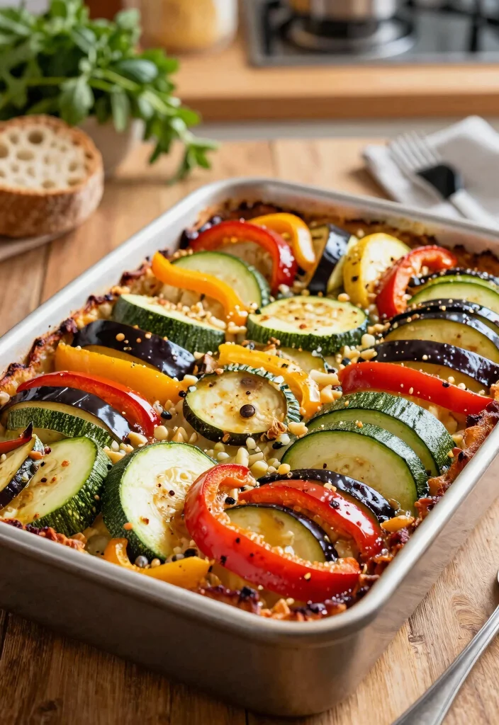 12 Sourdough Dinner Recipes for Rustic Comfort Meals 34 12 Sourdough Dinner Recipes for Rustic Comfort Meals - 4. Sourdough Ratatouille Bake 1