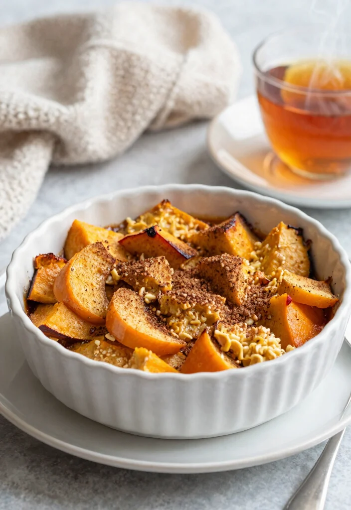 12 Vegan Acorn Squash Recipes for Cozy Seasonal Meals - 12. Acorn Squash Bread Pudding 1