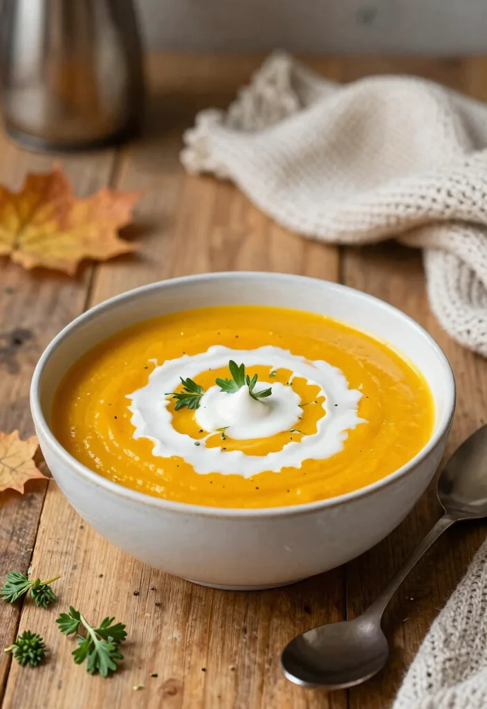 12 Vegan Acorn Squash Recipes for Cozy Seasonal Meals - 3. Acorn Squash Soup with Coconut Milk 1