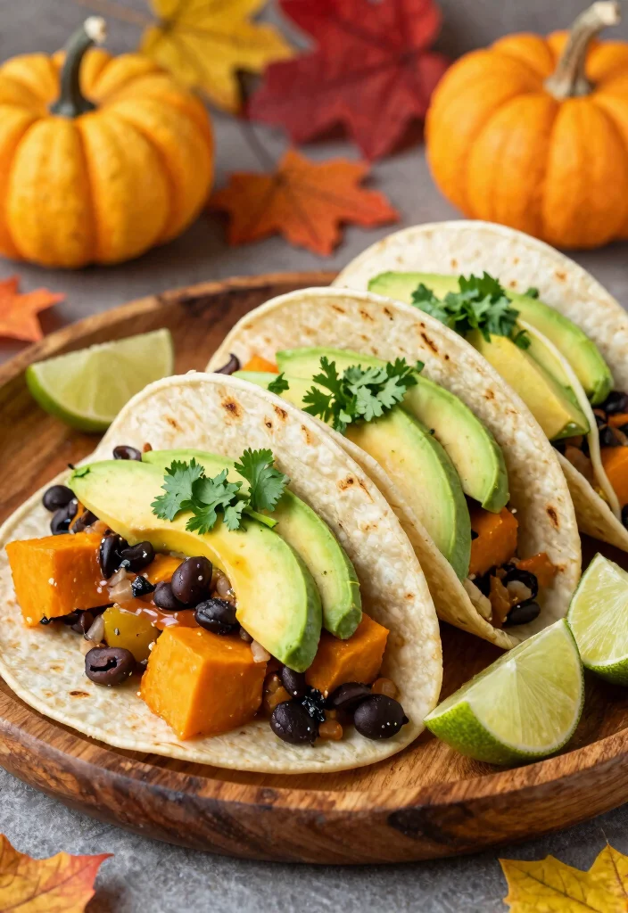12 Vegan Acorn Squash Recipes for Cozy Seasonal Meals - 4. Acorn Squash and Black Bean Tacos 1