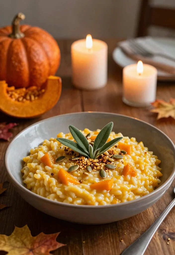 12 Vegan Acorn Squash Recipes for Cozy Seasonal Meals - 5. Acorn Squash Risotto with Sage 1