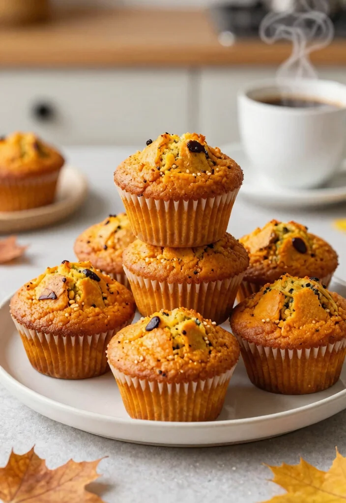 12 Vegan Acorn Squash Recipes for Cozy Seasonal Meals - 6. Spiced Acorn Squash Muffins 1
