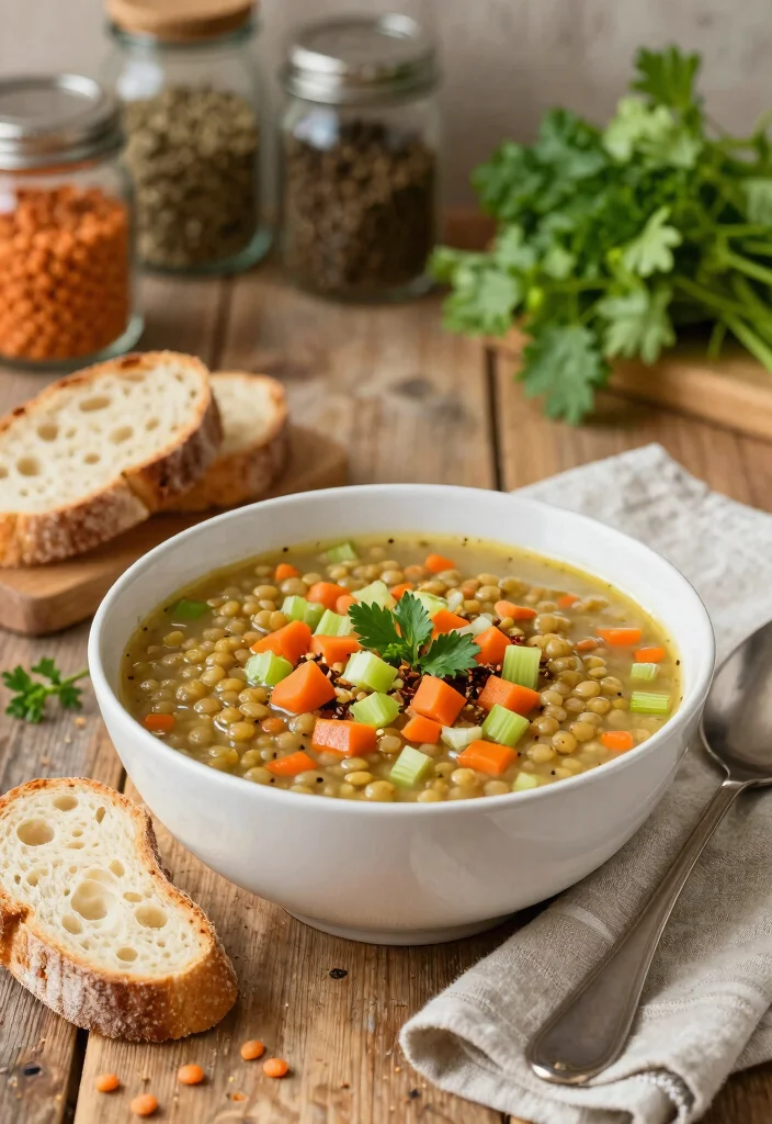 12 Vegan Lentil Recipes for Hearty Plant-Based Meals 1 12 Vegan Lentil Recipes for Hearty Plant-Based Meals - 1. Hearty Lentil Soup 1