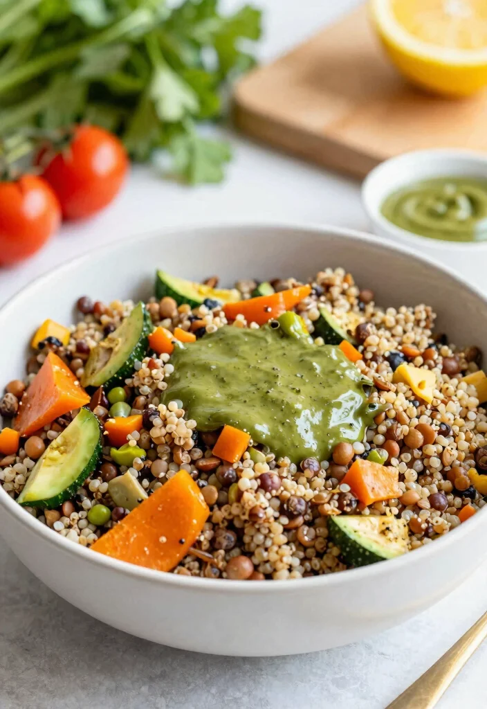 12 Vegan Lentil Recipes for Hearty Plant-Based Meals 111 12 Vegan Lentil Recipes for Hearty Plant-Based Meals - 11. Lentil Quinoa Bowl 1