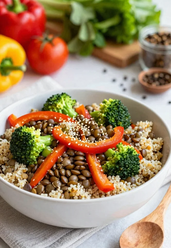 12 Vegan Lentil Recipes for Hearty Plant-Based Meals 34 12 Vegan Lentil Recipes for Hearty Plant-Based Meals - 4. Lentil and Vegetable Stir Fry 1