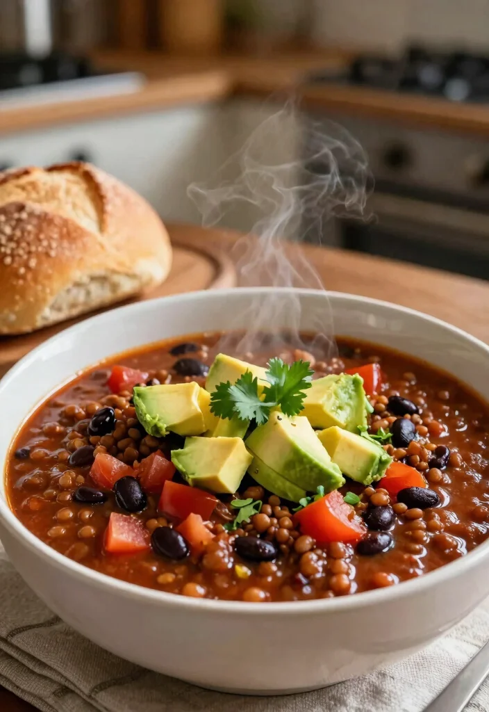 12 Vegan Lentil Recipes for Hearty Plant-Based Meals 45 12 Vegan Lentil Recipes for Hearty Plant-Based Meals - 5. Lentil Chili 1