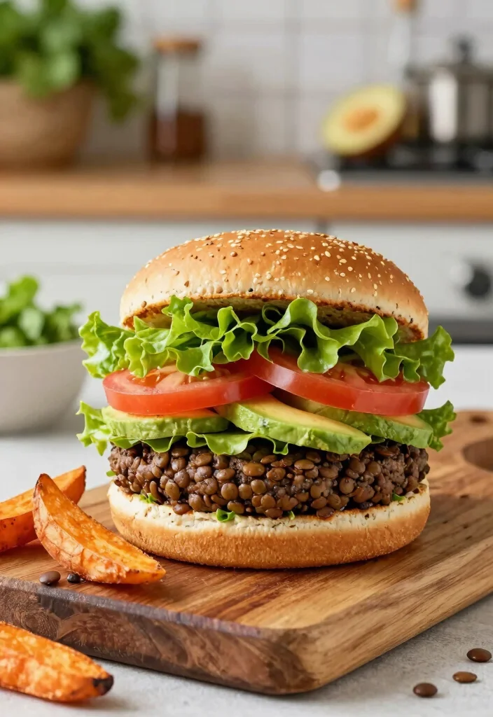 12 Vegan Lentil Recipes for Hearty Plant-Based Meals 67 12 Vegan Lentil Recipes for Hearty Plant-Based Meals - 7. Lentil Burgers 1