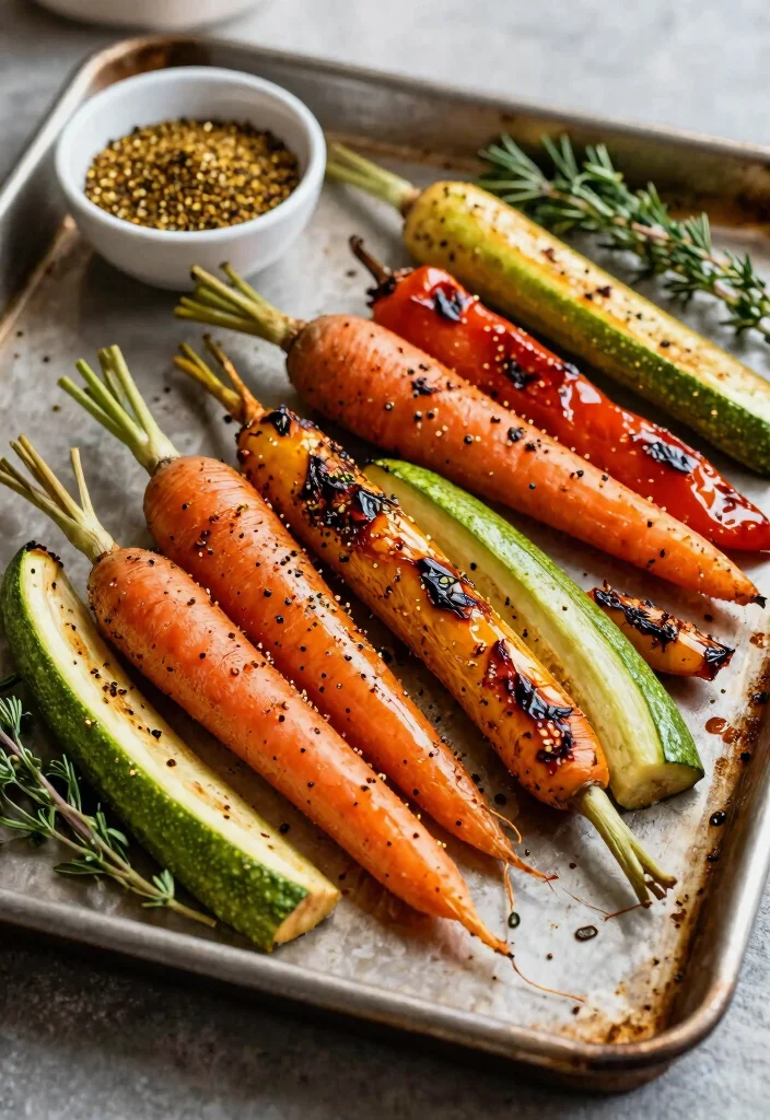 12 Vegan Middle Eastern Recipes with Bold Spiced Flavor 4. Zaatar Roasted Vegetables 0