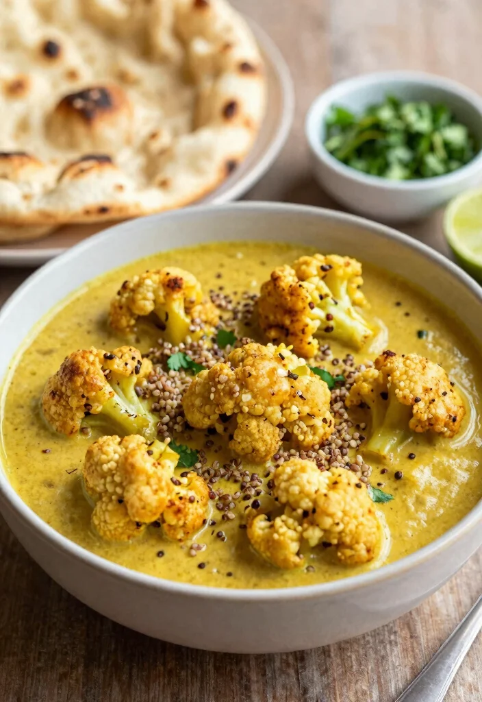 12 Vegan Quinoa Recipes for Balanced Protein Rich Meals - 12. Quinoa & Cauliflower Curry 1