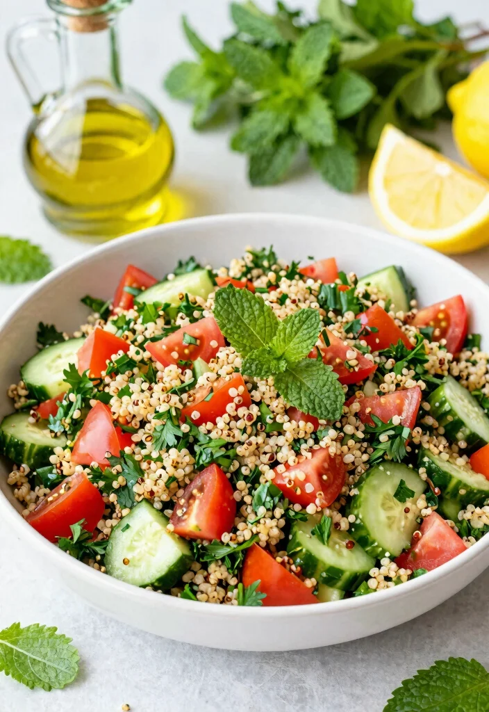 12 Vegan Quinoa Recipes for Balanced Protein Rich Meals - 9. Quinoa Tabbouleh Salad 1