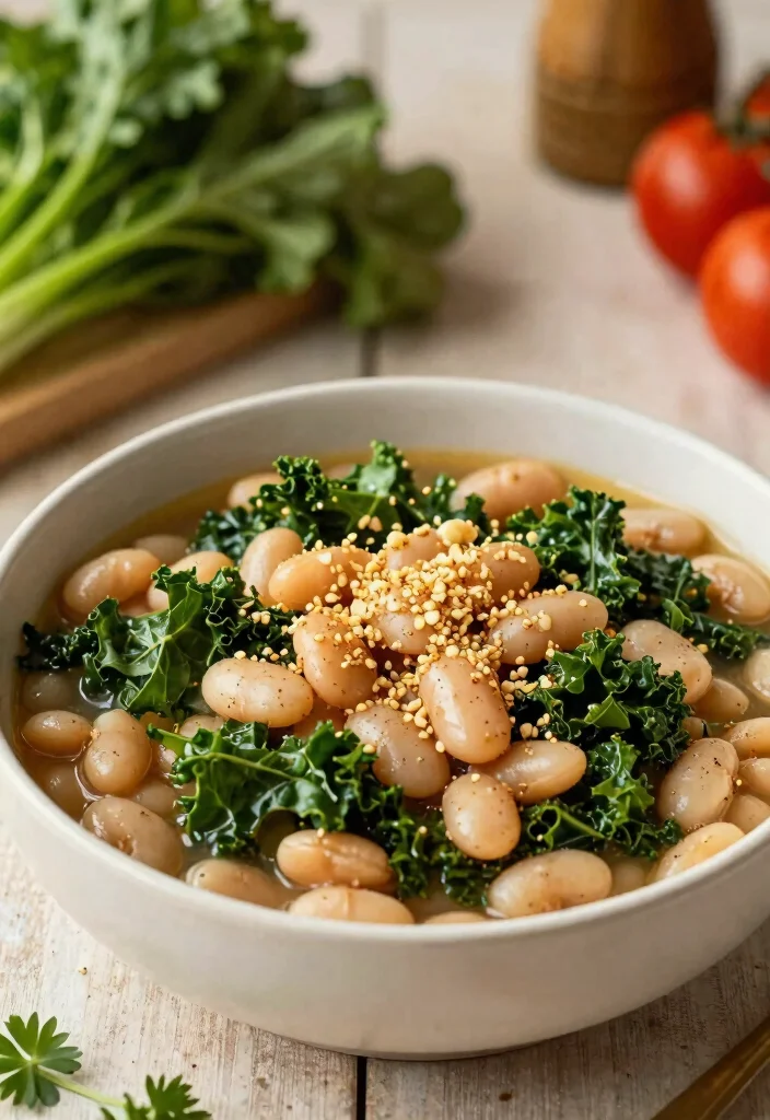 12 Winter Vegan Recipes for Warm Comforting Dishes 11. Italian White Bean and Kale Stew 0