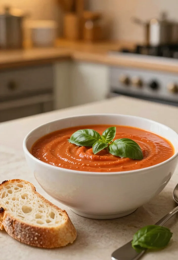 12 Winter Vegan Recipes for Warm Comforting Dishes 6. Creamy Tomato Basil Soup 0